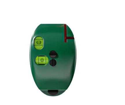 

90 Degree Laser Level Infrared Line Laser High Accuracy Long Range Battery Powered Portable Wall Measurement Tool армія зелений колір