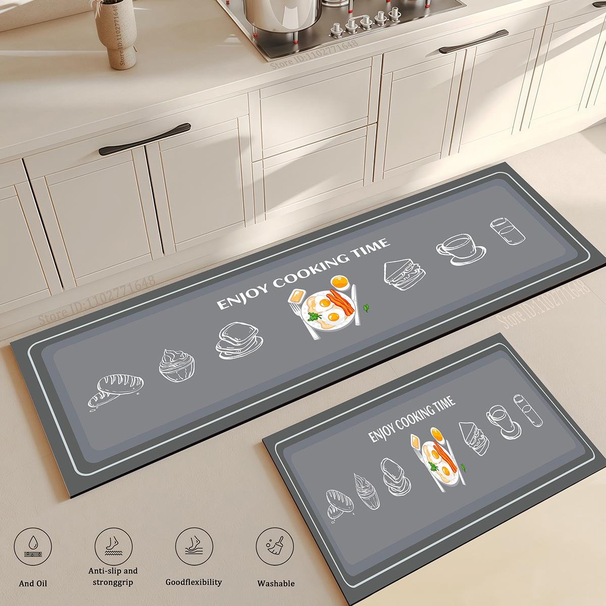 

Многоцелевой кухонный впитывающий коврик, коврик для ванной у входа, противоскользящий коврик для пола, впитывающий влагу, моющийся ковер, толстый дешевый коврик 40cmx60cm 1pc