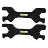 2pcs Multifunctional Double Head Shower Wrenches Plastic Bathroom Faucet Repair Tool with Bubble Level for Plumbing Tool