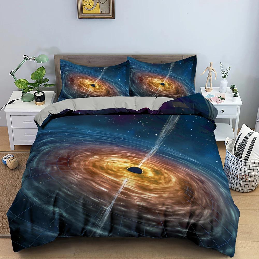 3D Duvet Cover Psychedelic Twin Bedding Set Luxury Quilt Cover With Zipper Closure 2/3pcs Queen Size Polyester Comforter Sets