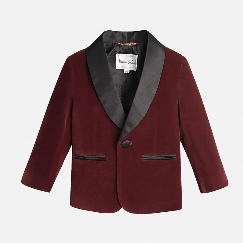 Boys' Suit Flower Dress Suit Performance Suit Children's Piano Performance Suit Baby One Year Old