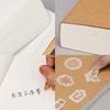 A5/B5 Kraft Paper Cover Notebook,Extra Thick 200 Sheets/Book,Blank Pages,Free Stickers,Office Study Notes Supplies CS-079