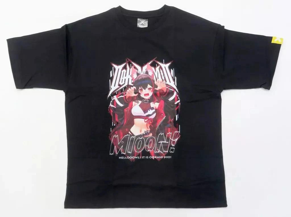 

Cover Ookami Mio T-T-Shirt Black Hololive Virtual YouTuber Birthday Limited Editio S