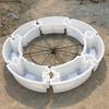 Concrete Brick Mould Durable Plastic DIY Casting Shaft Wall Block Smooth Finish Outdoor Walkway for Backyard Patio Yard