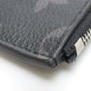 Used LOUIS VUITTON Coin Case Coin Card Holder M30271 Monogram Eclipse/Taiga Noir Black Accessory