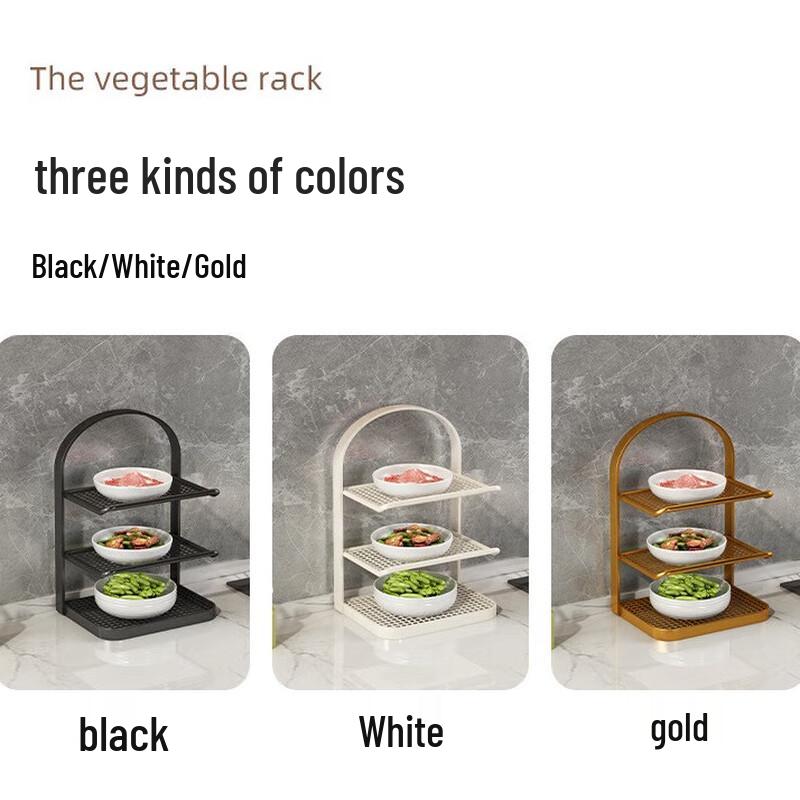 Kitchen Food Prep Storage Rack