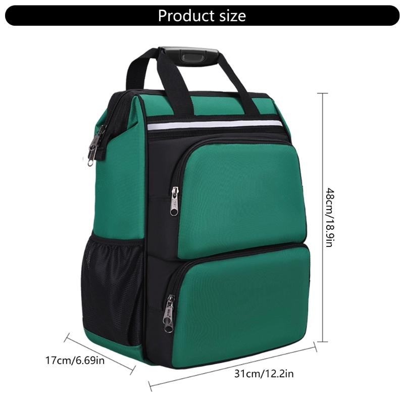 Large Capacity Tool Organizer Bag Waterproof Oxfords Cloth Tool Backpack Home Appliance Repair Backpack Easy to Use