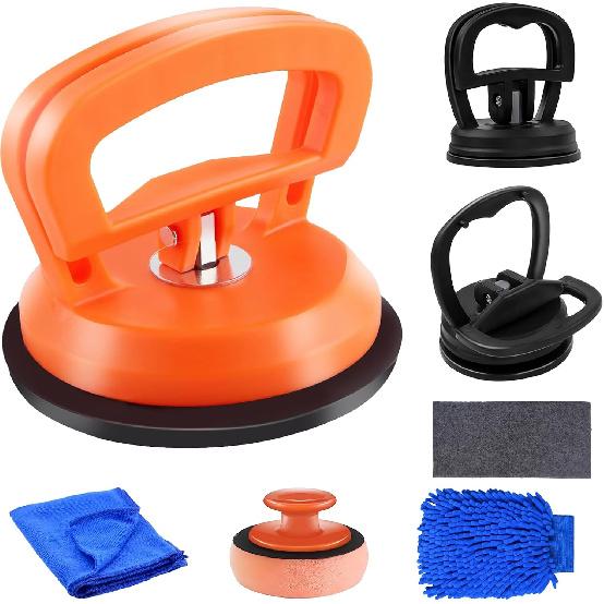 Dent Puller, 7 Pack Car Dent Puller Kit,Car Dent Remover Tool For Car,Paintless Dent Removal Kit,Hail Dent Removal Kit,Dent Puller Suction Cup For