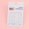 DIY Cross-Border Face, Eye, Brow, and Nail Decor Stickers with Pearls and Diamonds