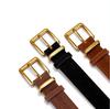 Korean Style Retro Suede Leather Belt with Pin Buckle – Perfect for Coats & Jeans