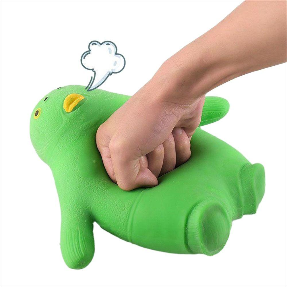 Spongy Silly Fish Animals Toys Squeeze Toy Fidget Green Fish Squeeze Green Fish Green Head Fish
