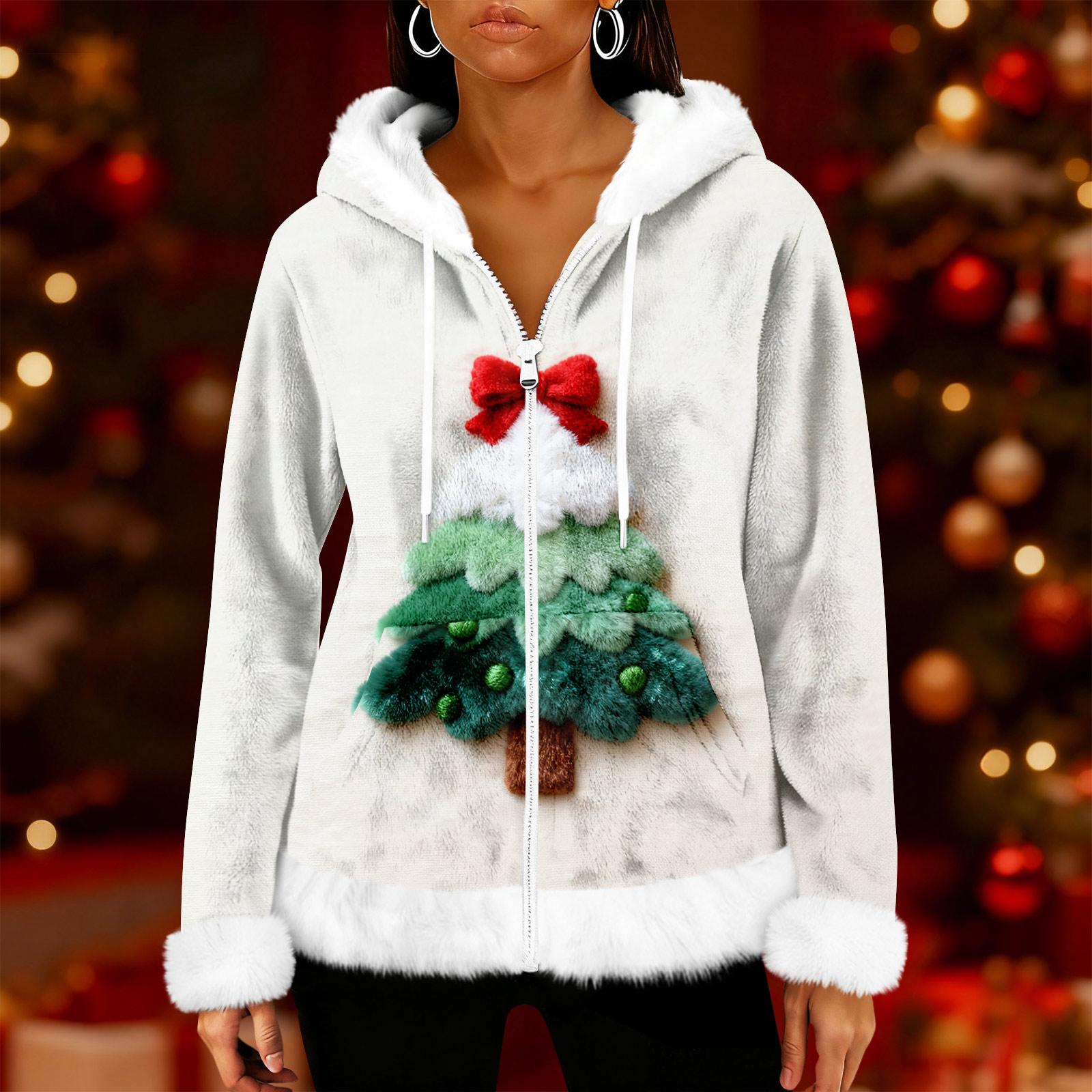 

Женский повседневный модный кардиган с капюшоном на молнии из флиса с длинными рукавами L