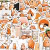 50 Handgeschilderde Capybara Stickers voor Journals - Schattig Cartoon Ontwerp