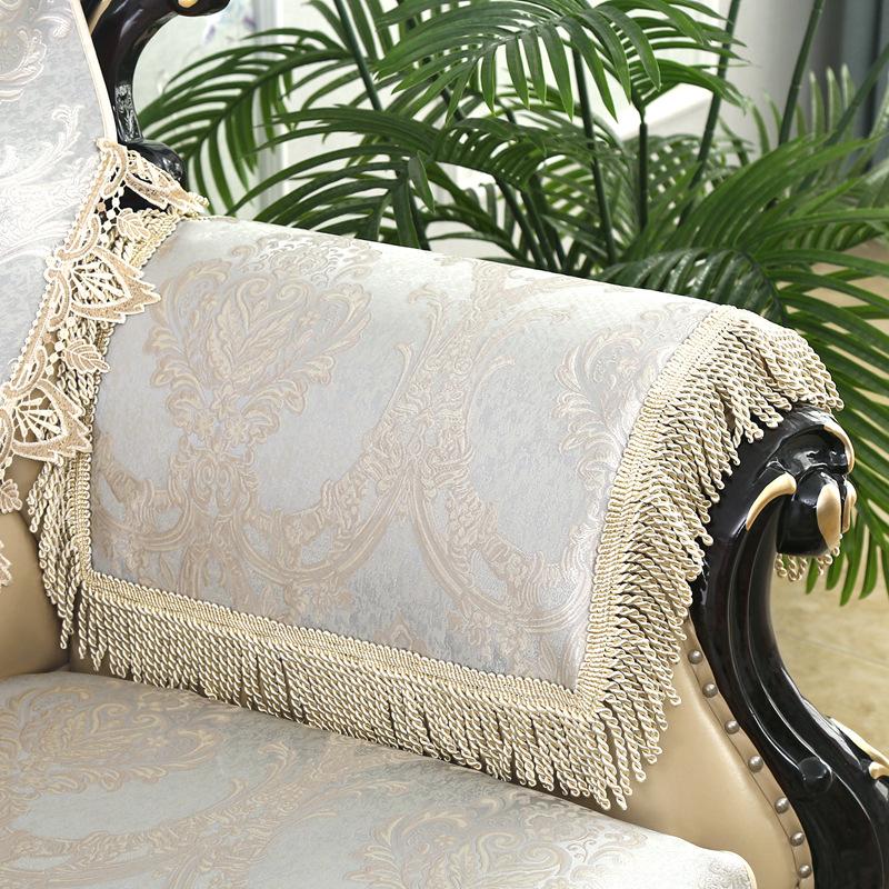 European Sofa Cushion, Living Room Combination Sofa Fabric, Universal Non-Slip In All Seasons, Sitting Cushion Lying On The Bed, All-Inclusive Cover T
