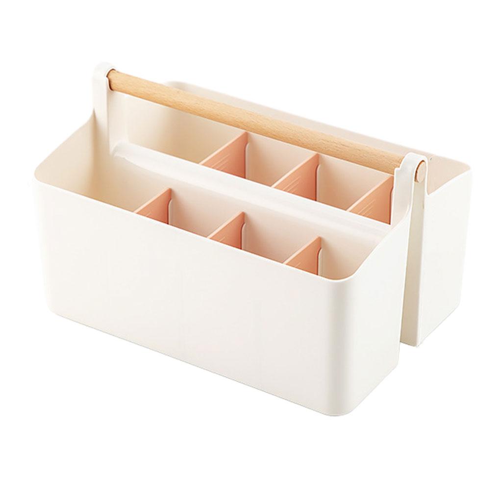 

Компактное решение для хранения вещей - съемная перегородка и большое отверстие. Контейнер изготовлен из АБС-пластика с буковой отделкой.