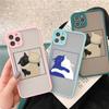 Funny Cartoon Cat Phone Case For iPhone 7 8 Plus SE2 X XR XS MAX For Iphone 15 14 12 13 Mini 11 Pro Max Cute Animal Back Cover