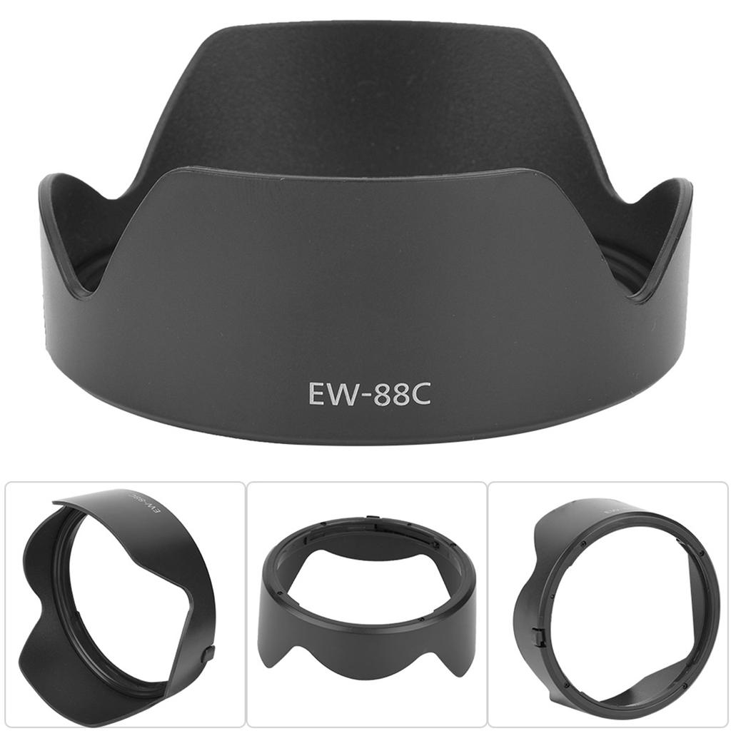 EW 88C ABS Mount Lens Hood Replacement for Canon EF24 70mm 24 70 II 82mm Lens
