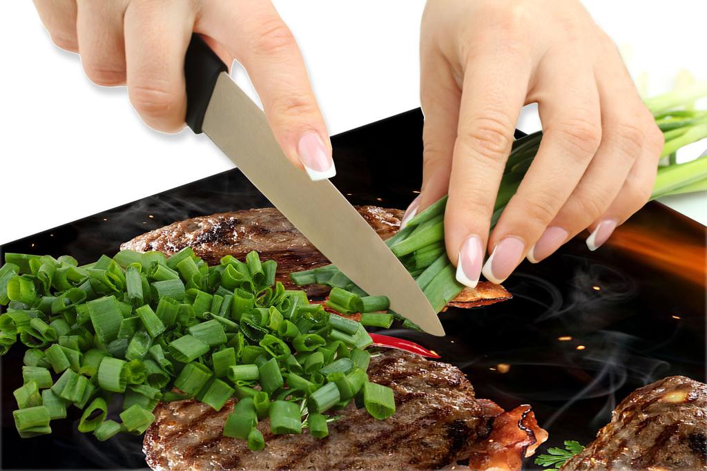 Szklana płyta ochronna na kuchenkę 60x52 Grill