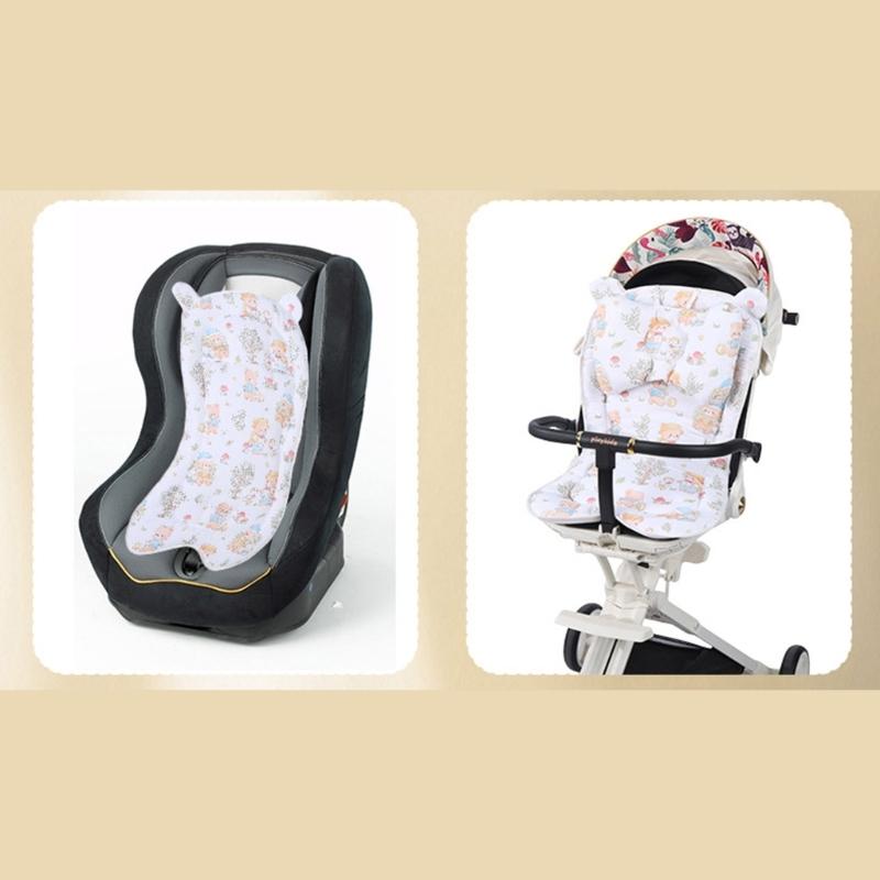 Reversible Infant Strollers Cushion Soft Breathable Pram Liner Thick Sponge Padded Universal For Baby Carriages