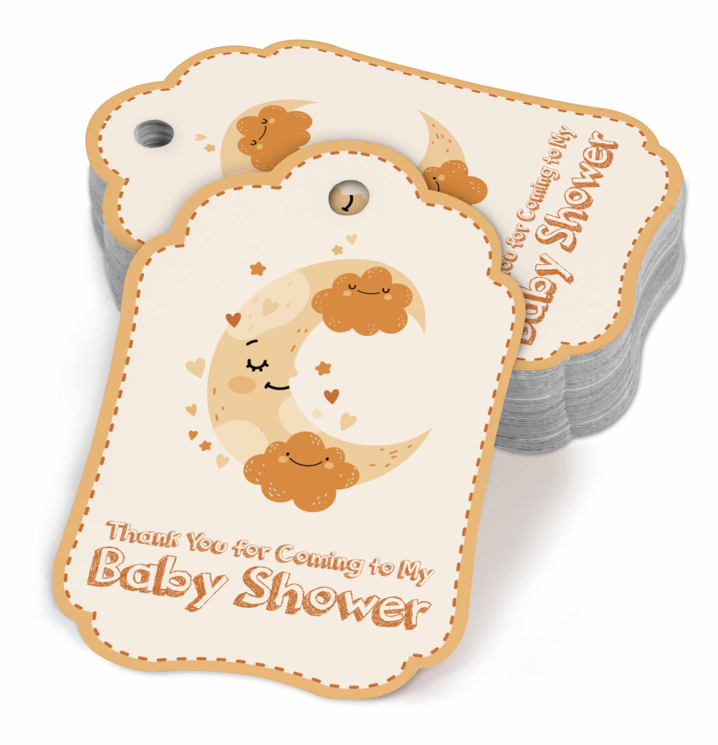 

Inkdotpot Boy Girl Baby Shower Party Collection, Pack of 190 Stickers For Kisses Chocolate Labels, Kiss Seals DIY Party 3x2 Inch білий