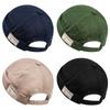 Croogo Fashion Casual Watch Sailor Round Solid Hat Hat, Cap, Hat, Hat, Color, Men's (Khaki)