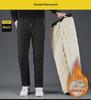 Men’s Windproof Plus Velvet Winter Pants: Thick, Warm, and Trendy.