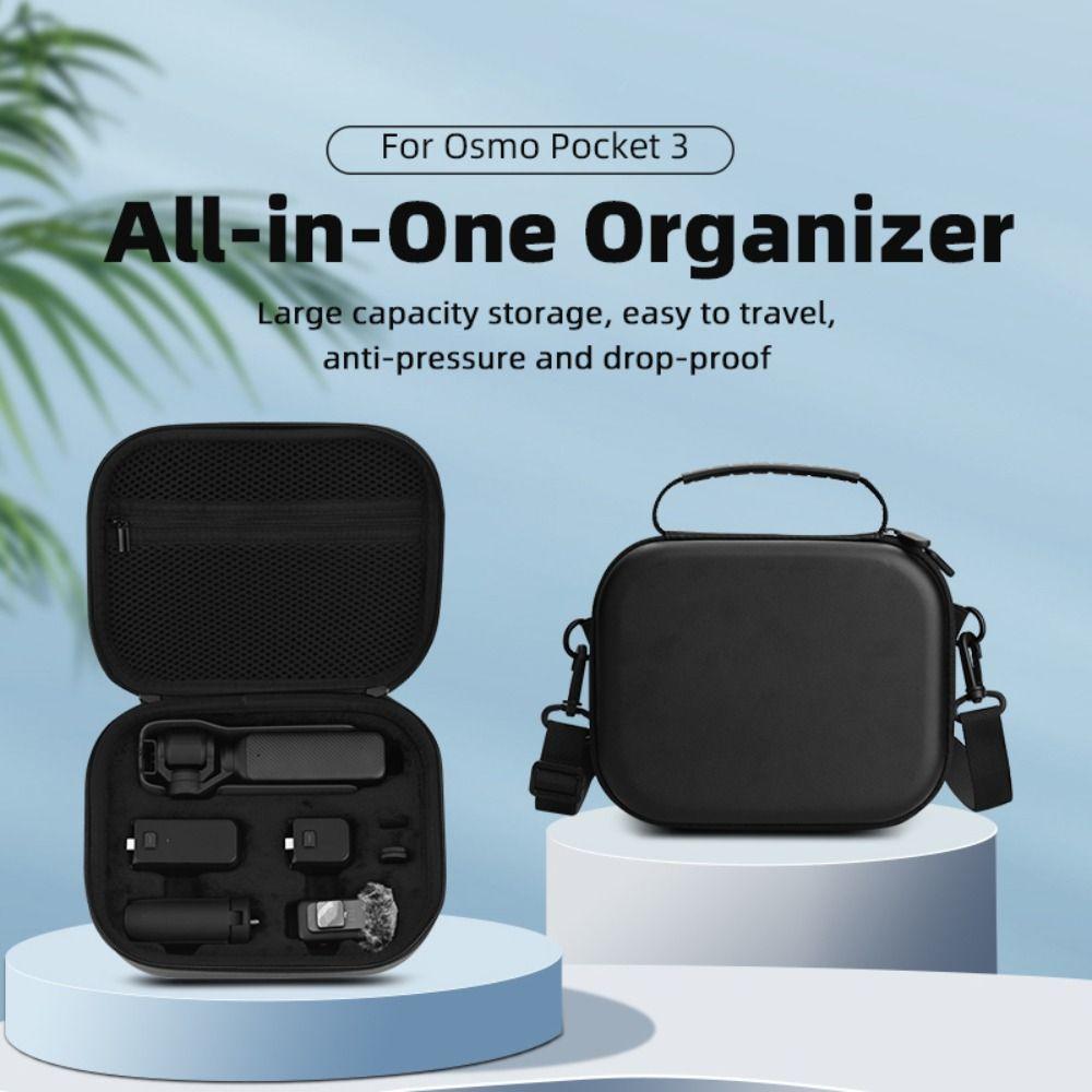Protective Carrying Case PU Suitcase Handbag for DJI Osmo Pocket 3 Action Camera Accessories