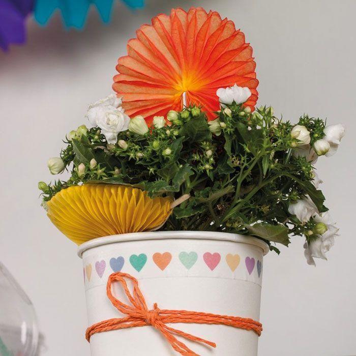 Masking tape 10 m x 1,5 cm - Coeurs colorés