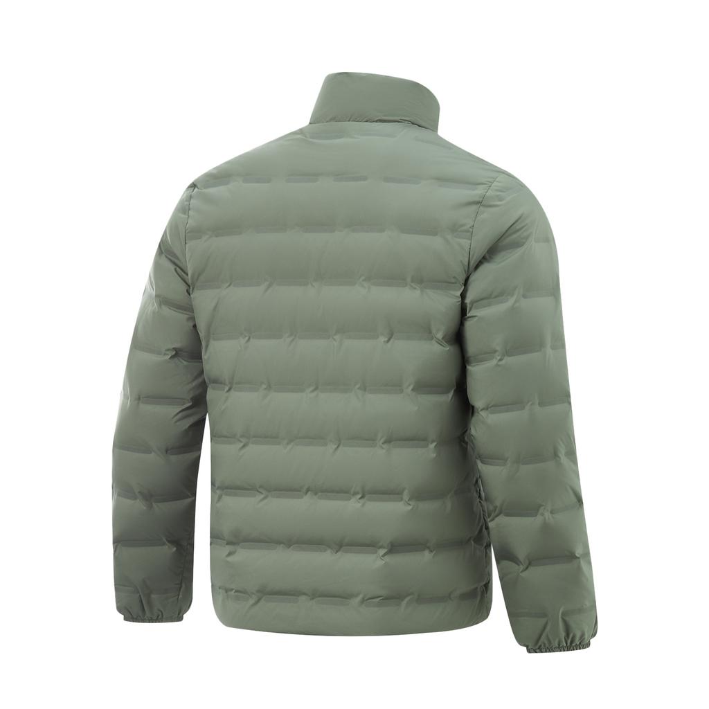 Li Ning Hot Pots Down Collection Down Jacket Men's Snail Smoky Green AYMU243-3