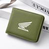 Brushed Texture Car Driving Document ID Card Men Short Wallet For Honda CBR 600RR 1000RR CBR 125R 954 600 650F 650R 1100XX 1000F XD9