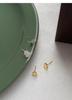 S999 Sterling Silver Crushed Ice Gourd Earrings - Sparkly Chinese Style for Women, Luxe Light, Elegant Niche Design