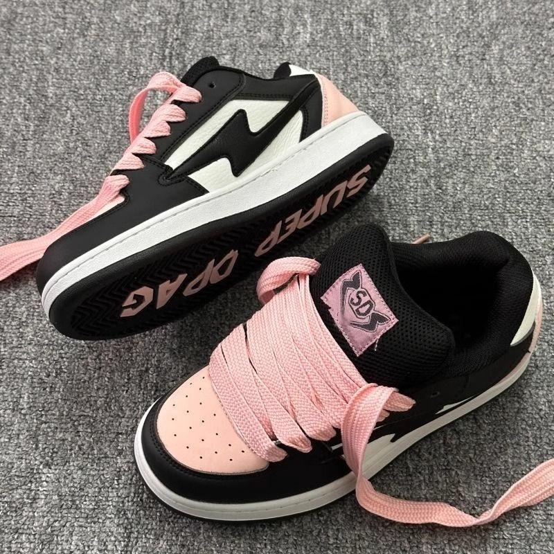 

Guochao ins стиль кроссовки для скейтборда мужские новые немецкие тренировочные кроссовки платформа хлебные кроссовки 35