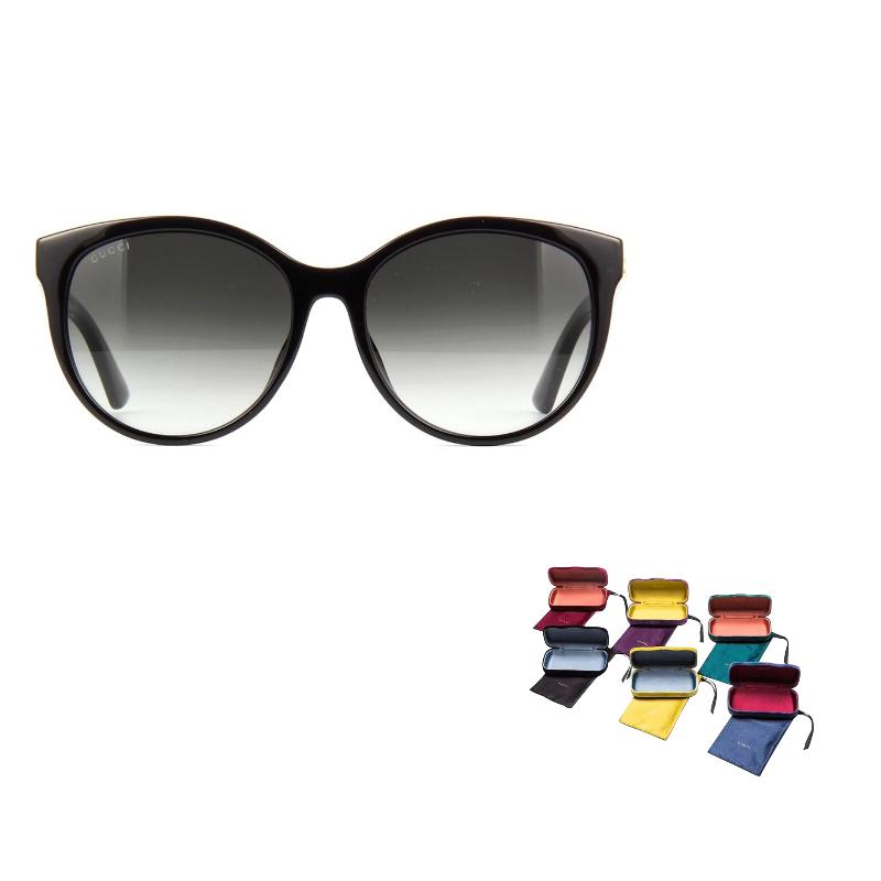 Gucci Round Frame Gold Double G Logo UV Protection Square Sunglasses Men sunglasses GG0636SK-001