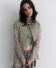 Andneeds Vero Sheer Half Jacket (Khaki Beige)