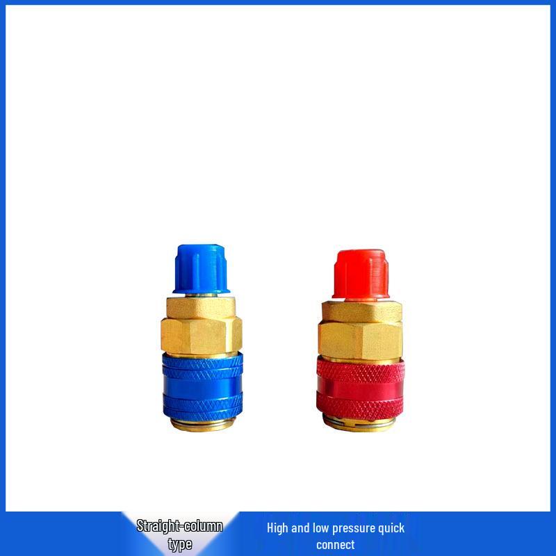 R134a Quick Coupler High/Low Pressure AC Refrigerant Adapter Tool
