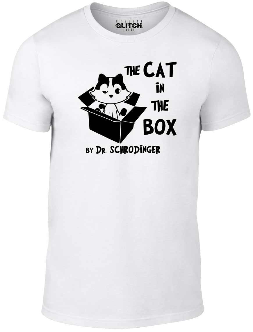 The Cat In The Box T-Shirt Mens Womens Tees Top - T Shirt Mens Womens Tees Top Funny Dr. Dr Schrodinger Science Physics M