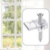 Fresh 32Pack Mirror Holder Clips,Clear Plastic Mirror Clip,Frameless Mirror Mounting Hardware,Mirror Holders For Wall Mounting