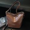 Large Capacity Tote Bag Women's Retro Commuter Underarm Bag Shoulder Crossbody Bag