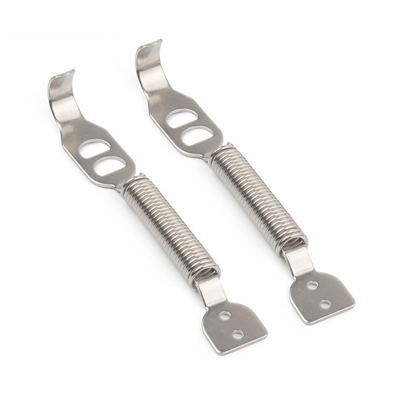 1 Pair Car Styling Tunning Boot Bonnet Springs Clips Pin Kit Hood Lock Panel Race Rally Security for Car Hood Universal