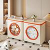 Extra Large Foldable Storage Box With Wheels For Bedding Clothes Home Organization Clamshell Design Easy Move And Space Saving