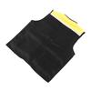 Work Vest Reflective Multi Pockets Practical Engineer Vest for Construction Site Mechanical Operation Black 3xl