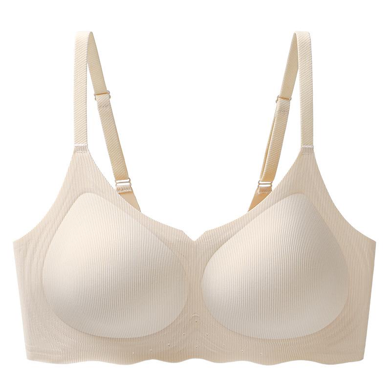 Small breasts gather thin water drop cups, non-sensory underwear, no steel ring bra on the upper support, no traces, comfortable bra cover