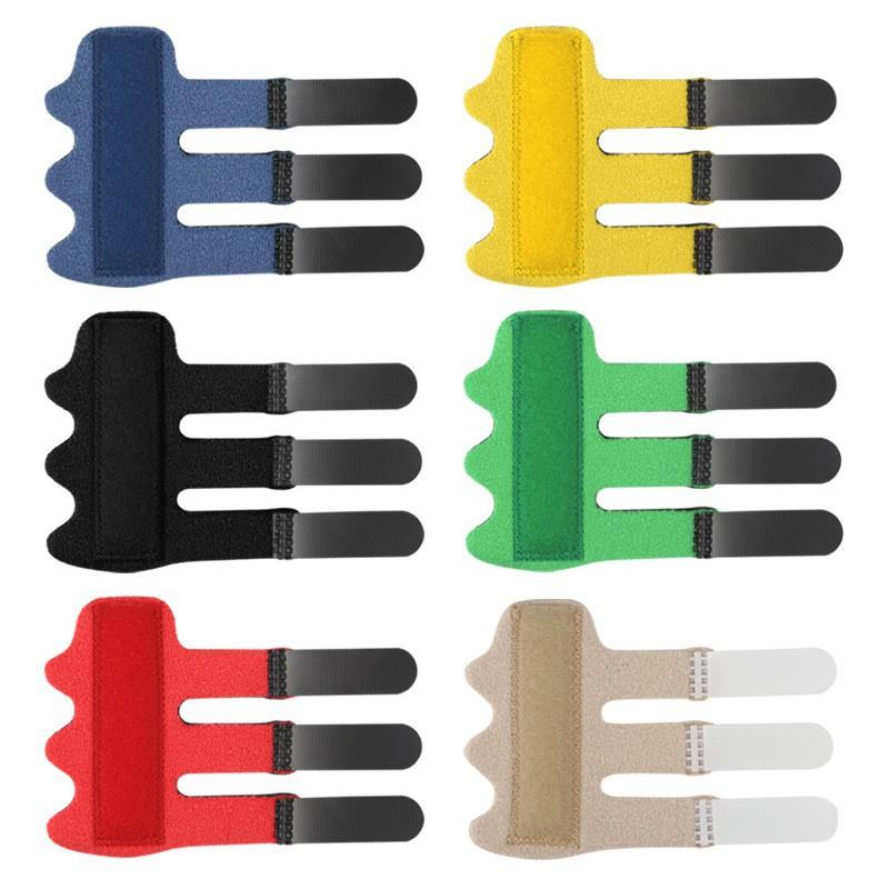 1PC Adjustable Trigger Finger Splint Brace Support with 3 Fixing Belts for Middle Ring Index Pinky Thumb Straightener Aid