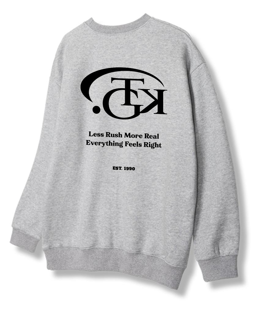TI.GLAKE Tk Club Sweatshirt Gray [Fleece Lining]