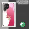 Lucky Four-leaf Clover For Samsung Galaxy S20 FE S21 22 23 Plus S24 Ultra S25 Edge S24Ultra 22Plus For Magsafe Glass Phone Casee