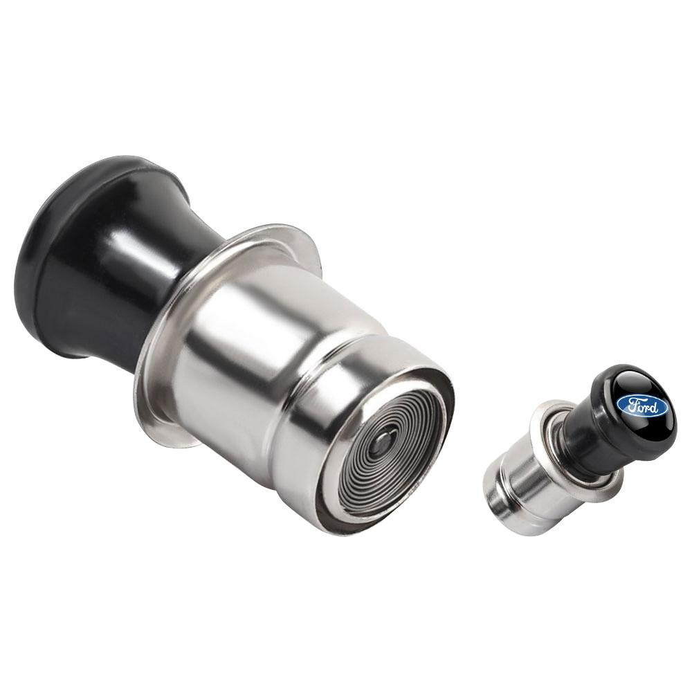 Car Sticker Car Cigarette Lighter Plug Socket 12V Component Adapter Windproof For Ford Ranger Focus Kuga Mustang MAX Transit Mon