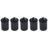 High Quality Clips Trunk Lid Black Rubber 5PCS Car Compartment For Nissan High Reliability Hood Bumper Practical