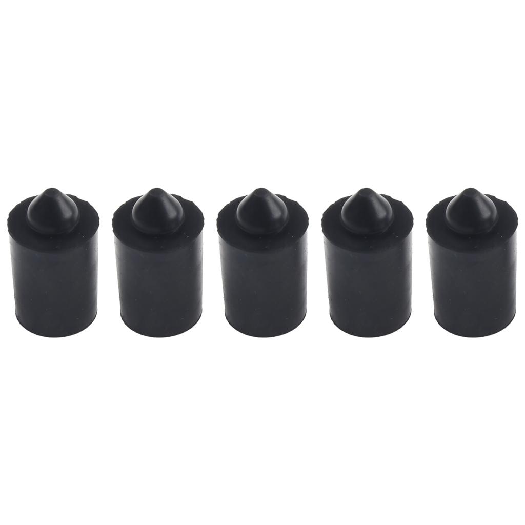 High Quality Clips Trunk Lid Black Rubber 5PCS Car Compartment For Nissan High Reliability Hood Bumper Practical