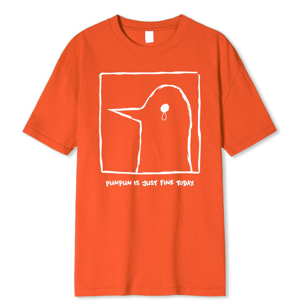 Oyasumi PunPun Modal Print T-Shirts Funny Anime Streetwear Camisetas Men Women Short-sleev Fashion T Shirt