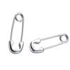 Old Y2K Aesthetic Silver Mixture Safety Pin Earrings Unisex Outsider Rock Dirt Jewelry For EMOTIONAL Fashion Enthusiasts